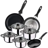 San Ignacio Sip Cune 16/20/24 Pk784 Kasserollesett Med Stekepanner 8 Stykker