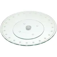Kitchencraft Roterende Kakefat I Glass