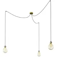 Creative Cables Spider Drop 3 Falls With Bulbs Pendellampe