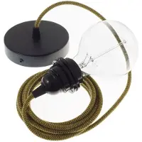 Creative Cables Rz27 Zigzag 2 M Hengelampe Pendel For Lampeskjerm