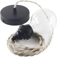 Creative Cables Tc43 1 M Hengelampe Pendel For Lampeskjerm