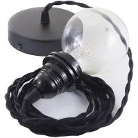 Creative Cables Tc04 1 M Hengelampe Pendel For Lampeskjerm