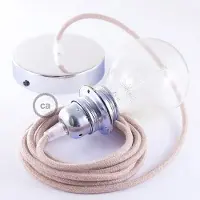 Creative Cables Rd71 Zigzag 50 Cm Hengelampe Pendel For Lampeskjerm