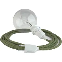 Creative Cables Rd72 Zigzag 3 M Hengelampe For Lampeskjerm
