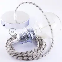 Creative Cables Rd54 Stripes 50 Cm Hengelampe Pendel For Lampeskjerm