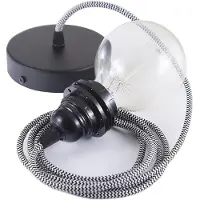 Creative Cables Rz04 Zigzag 1 M Hengelampe Pendel For Lampeskjerm