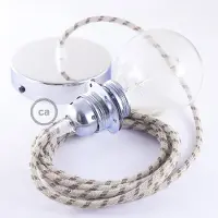 Creative Cables Rd53 Stripes Diy 1 M Hengelampe Pendel For Lampeskjerm