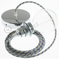Creative Cables Rd55 Stripes 50 Cm Hengelampe Pendel For Lampeskjerm