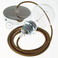 Creative Cables Rz23 Zigzag 50 Cm Hengelampe Pendel For Lampeskjerm