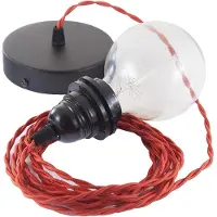 Creative Cables Tm09 50 Cm Hengelampe Pendel For Lampeskjerm