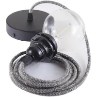 Creative Cables Rd74 Zigzag 50 Cm Hengelampe Pendel For Lampeskjerm