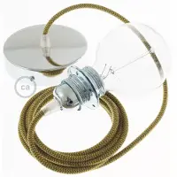 Creative Cables Rz27 Zigzag 50 Cm Hengelampe Pendel For Lampeskjerm