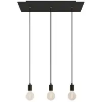 Creative Cables Rose-one Xxl 3 Falls With Light Bulb Pendellampe