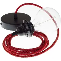 Creative Cables Rt94 3d 50 Cm Hengelampe Pendel For Lampeskjerm