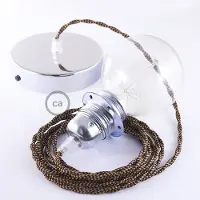 Creative Cables Tz22 50 Cm Hengelampe Pendel For Lampeskjerm