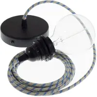 Creative Cables Rd55 Stripes 50 Cm Hengelampe Pendel For Lampeskjerm