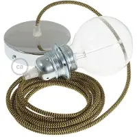 Creative Cables Rz24 Zigzag 50 Cm Hengelampe Pendel For Lampeskjerm