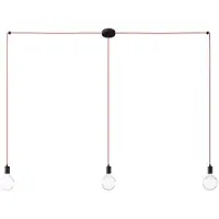 Creative Cables Spider 3 Falls With Bulbs Pendellampe
