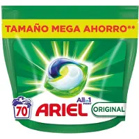 Ariel 3-i-1 Vanlige Vaskemiddelkapsler 70 Vask