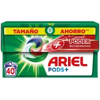 Ariel 3-i-1 Vaskemiddelkapsler Ekstra Kraft 40 Vask