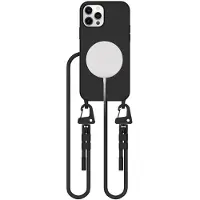 TechProtection MagNecklace MagSafe-etui for iPhone 12 / 12 Pro - Svart