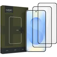 Hofi Samsung Galaxy S25 Premium Pro+ Beskyttelsesglass - 2 Stk. - Svart Kant