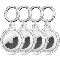 Tech-Protect Apple AirTag 1/2 Icon 4-pakningsveske - gjennomsiktig