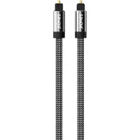 Sinox PRO X optisk digitalt kabel. 1,5m. Sort