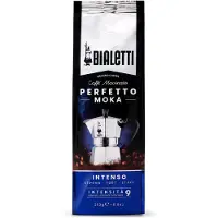 Bialetti Perfetto Moka Intens, 250 g, Mørkbrent, Kaffe, 30% Arabica, 70% robust, Veske