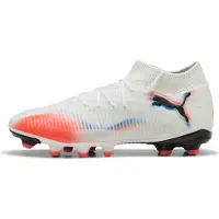 Puma FUTURE 8 PRO FG/AG Football Boots Women, Shoes, White/Black/Glowing Red, 40