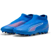 Puma ULTRA 6 MATCH+ MG Laceless Football Boots Youth, Age, Ultra Blue/White/Glowing Red, 33