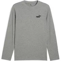 Puma Essentials No. 1 Logo Long Sleeve Tee Men, Clothing, Medium Gray Heather, 4XL