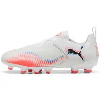 Puma FUTURE 8 MATCH FG/AG Laceless Football Boots Youth, Shoes, White/Black/Glowing Red, 35