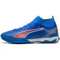 Puma ULTRA 6 MATCH+ TT Football Boots Unisex, Shoes, Ultra Blue/White/Glowing Red, 48