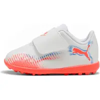 Puma FUTURE 8 PLAY TT Football Boots Toddler, Shoes, White/Black/Glowing Red, 27