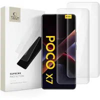 Tech-Protect Glass UV+ 2-Pak for Xiaomi Redmi Note 14 Pro 4G/5G/14 Pro+ 5G/POCO X7 5G gjennomsiktig