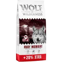 Wolf of Wilderness "Ruby Midnight" Okse & Kanin - kornfri - 12 + 2,4 kg gratis!
