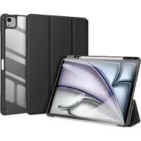 DUX iPad Air 13 2024/2025/2026 Toby Tri-Fold Smart Folio-etui - Svart