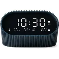 Lexon Ray Clock LR155OB3 digital vekkerklokke, oval, Ocean Blue