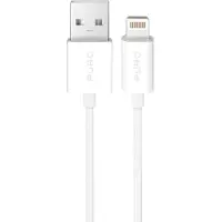 Puro TPE 12W USB-A - Lightning-kabel 3 m - hvit