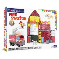Magna-Tiles Fire Station