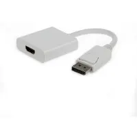 Gembird DisplayPort til HDMI Adapter - Hvit, 4K UHD-kompatibel
