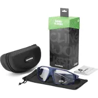 RockBros SP216BL fotokromatiske sykkelbriller UV400 med etui, blå