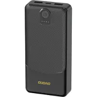 Dudao Powerbank 20000mAh 10W med 2XUSB og lading via USB-C - Svart