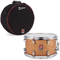 Premier Artist 14" x 8" Birch Snare Drum Antique Ash & Soft Case