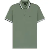 Boss green for man. 50469055 Green Paddy polo shirt (M), Casual, Cotton, Short sleeve