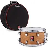 Premier Artist 13" x 7" Birch Snare Drum Antique Ash & Soft Case