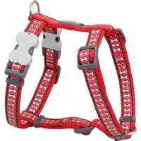 Red Dingo Reflective Bone Hundesele