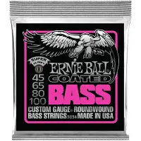 Ernie Ball 3834 Coated Super Slinky Bass 45-100