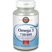 Kal Omega 3 720 480 Essential Fatty Acid Kapsler 60 Enheter